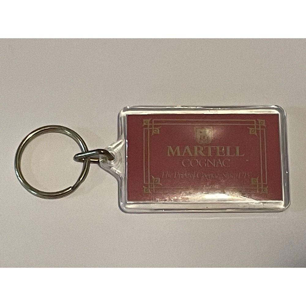 VINTAGE MARTELL COGNAC SINCE 1715 KEYRING*RARE* Key‎ Fob
